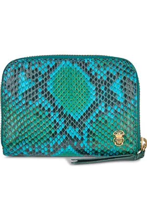 CLARIS VIROT Portefeuille en cuir imprimé