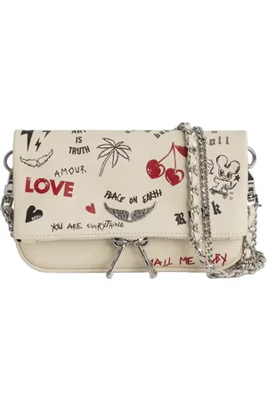 Zadig & Voltaire Pochette en cuir imprimé