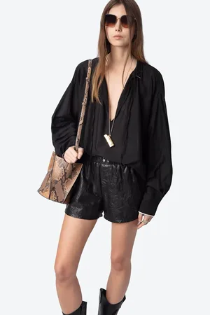 Zadig & Voltaire Blouse oversize en coton mélangé