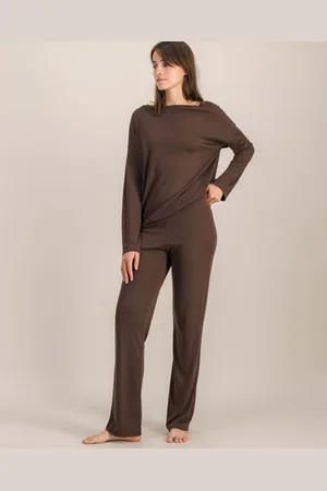Angarde Bas de pyjama femme, chocolat