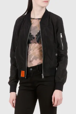 Bombers Original Bomber col teddy zippé en nylon