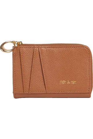 Nat & Nin Porte-cartes en cuir grainé