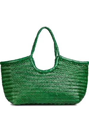 Dragon Diffusion Panier tissé en cuir
