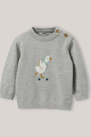 CYRILLUS Pull oie en coton biologique et laine