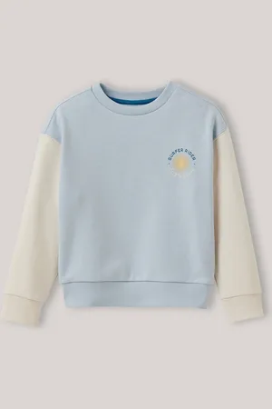 CYRILLUS Sweat colorblock en coton biologique