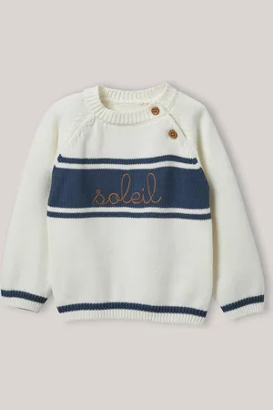 CYRILLUS Pull brodé en coton biologique