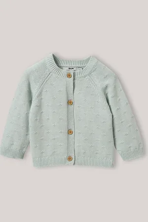 CYRILLUS Cardigan maille ajourée en coton biologique