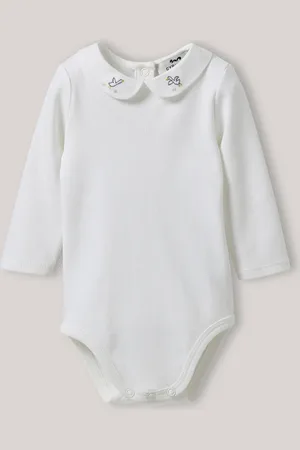 CYRILLUS Body col brodé en coton biologique