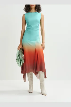 Essentiel Antwerp Robe longue imprimée en fibres recyclées mélangées