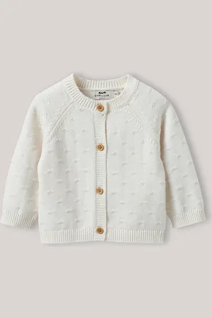CYRILLUS Cardigan maille ajourée en coton biologique