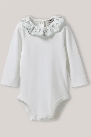 CYRILLUS Body col en broderie anglaise en coton biologique