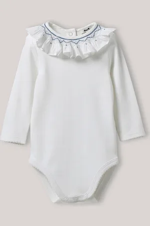 CYRILLUS Body col avec smocksen coton biologique