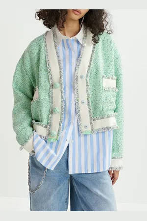 Essentiel Antwerp Gilet Col V effet tweed