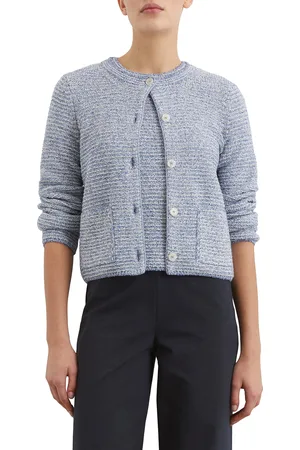 Marc O’ Polo Cardigan col rond en coton mélangé