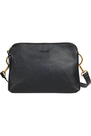 Nat & Nin Sac bandoulière en cuir grainé