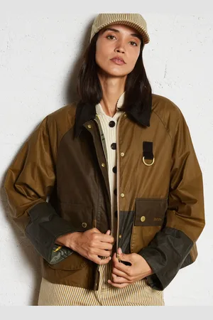 Barbour Veste droite en coton ciré