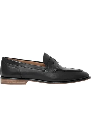 BOCAGE Mocassins plats en cuir