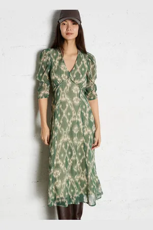 Bash Robe longue droite Col V