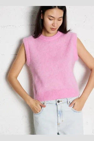 MAISON 123 Pull sans manches en mohair mélangé