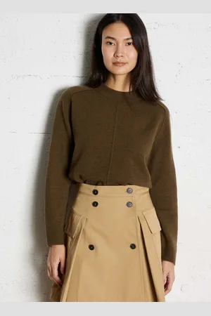 MAISON 123 Pull droit col montant en laine