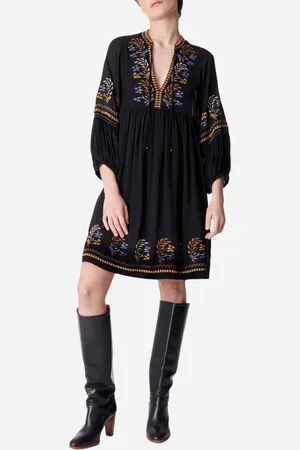 Vanessa Bruno Robe courte ample à broderies