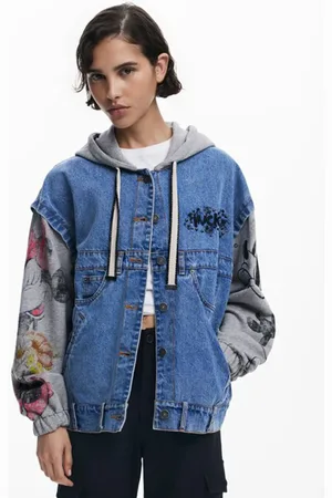 Desigual Veste oversize en coton à capuche