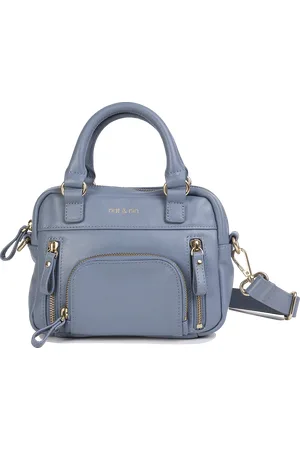 Nat & Nin Mini sac à main multipoches en cuir