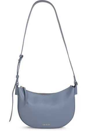Nat & Nin Sac bandoulière demi-lune en cuir