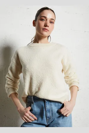 MAISON 123 Pull droit en laine mélangée