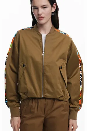 Desigual Veste ample en coton mélangé