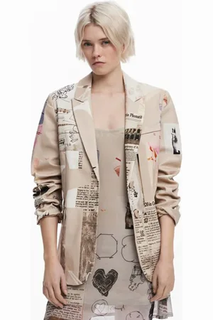 Desigual Veste de tailleur imprimée