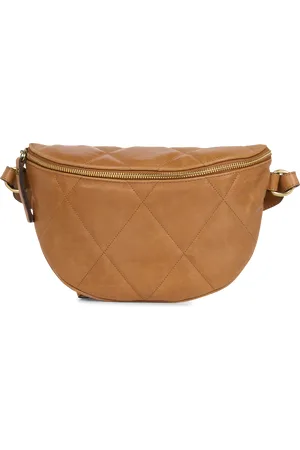 MAISON 123 Sac banane en cuir matelassé