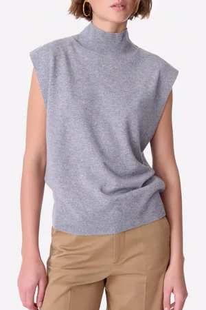 Vanessa Bruno Pull sans manches col montant en laine