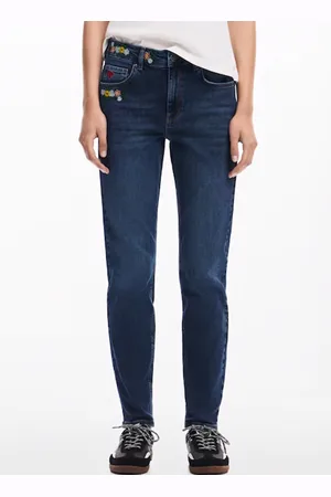 Desigual Jean slim en coton mélangé
