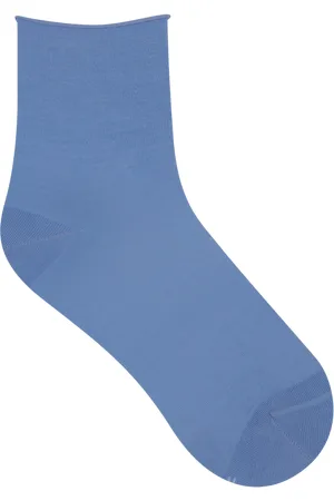 Bleuforêt Socquettes veloutées en coton