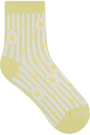 Bleuforêt Chaussettes en coton mélangé imprimé