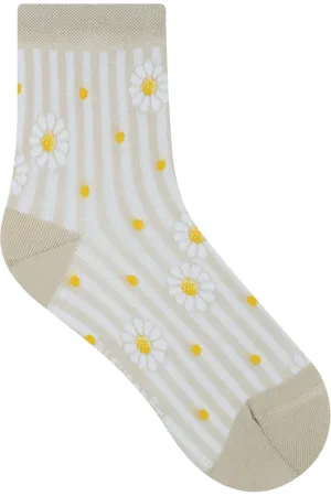 Bleuforêt Chaussettes en coton mélangé imprimé