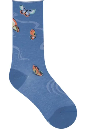 Bleuforêt Chaussettes en coton mélangé imprimé