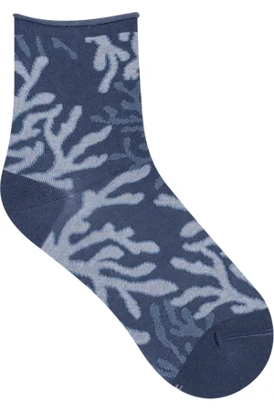 Bleuforêt Chaussettes en coton mélangé imprimé