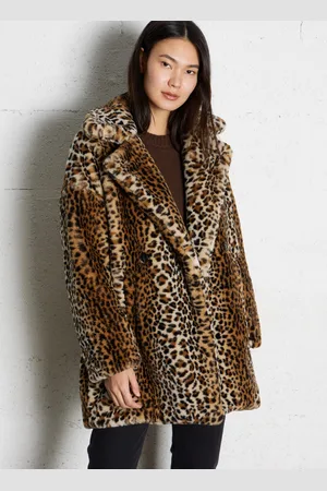 Bash Manteau léopard en fausse fourrure