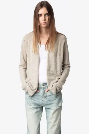 Zadig & Voltaire Cardigan à strass en cachemire