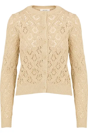 Sud Express Gilet droit col rond en coton mélangé