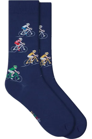 Bleuforêt Chaussettes en coton mélangé imprimé