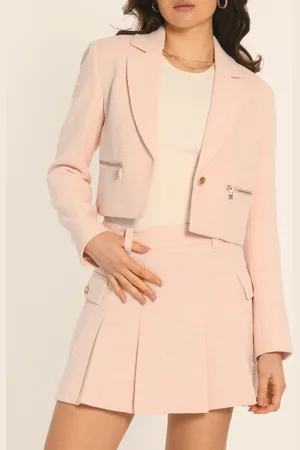 Kookai Veste tailleur courte en tweed