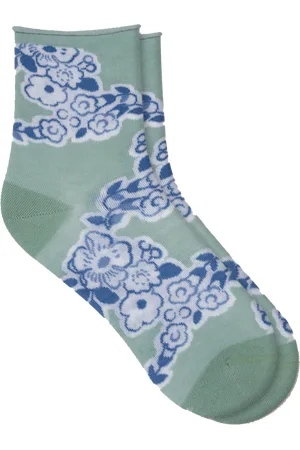 Bleuforêt Chaussettes en coton mélangé imprimé