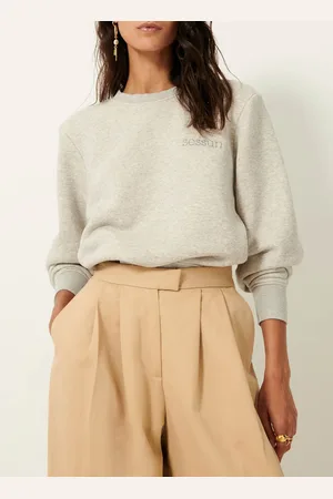 Sessun Sweat col rond en coton mélangé