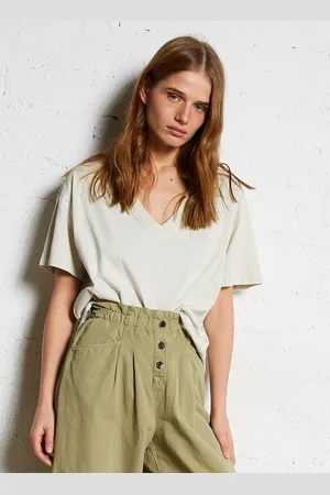 Bellerose Tee-shirt Col V en coton