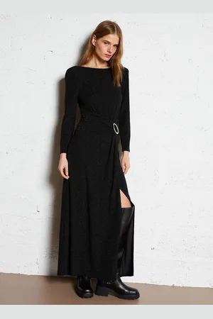 Bash Robe longue moulante col rond