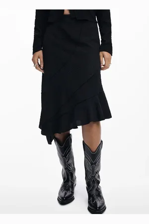 Desigual Jupe midi asymétrique