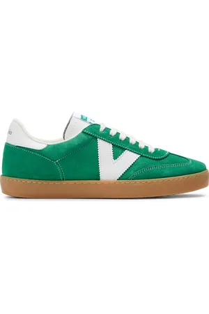victoria Baskets basses en cuir velours